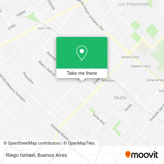 Riego Ismael map