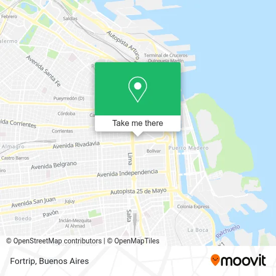 Fortrip map