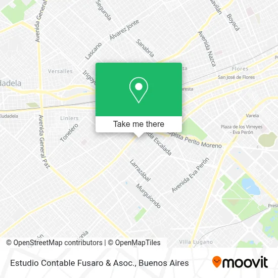 Estudio Contable Fusaro & Asoc. map