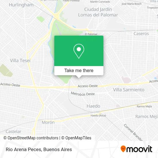 Rio Arena Peces map