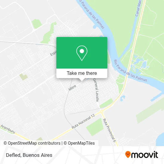 Defled map