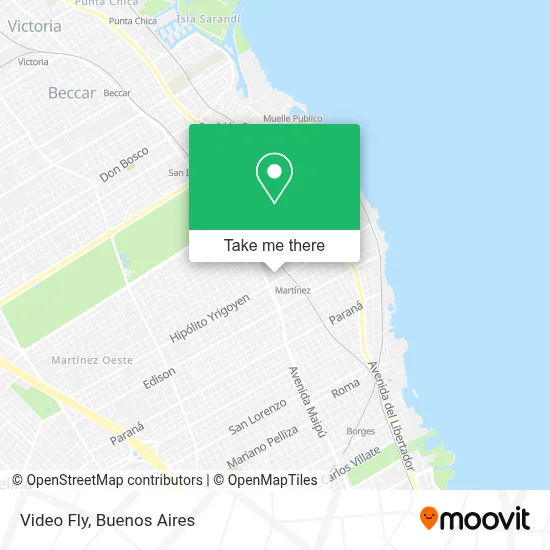 Video Fly map