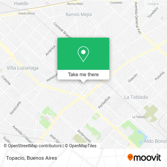 Topacio map