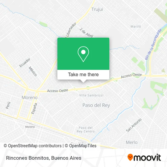 Rincones Bonnitos map