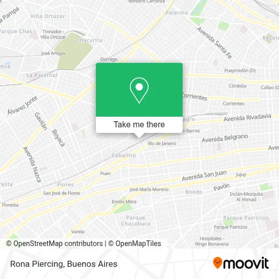 Rona Piercing map
