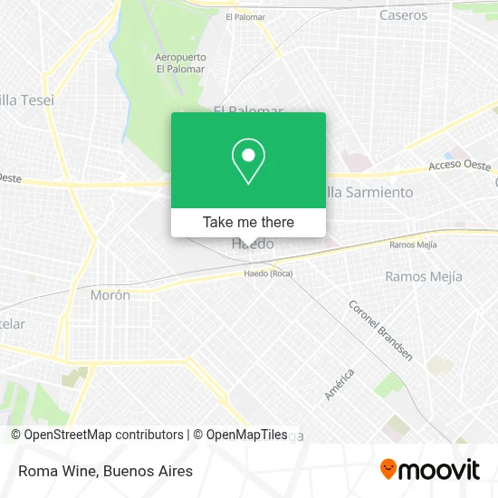 Roma Wine map