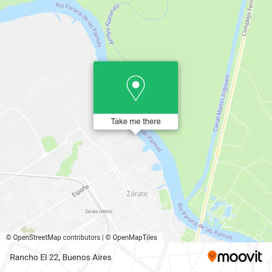 Rancho El 22 map