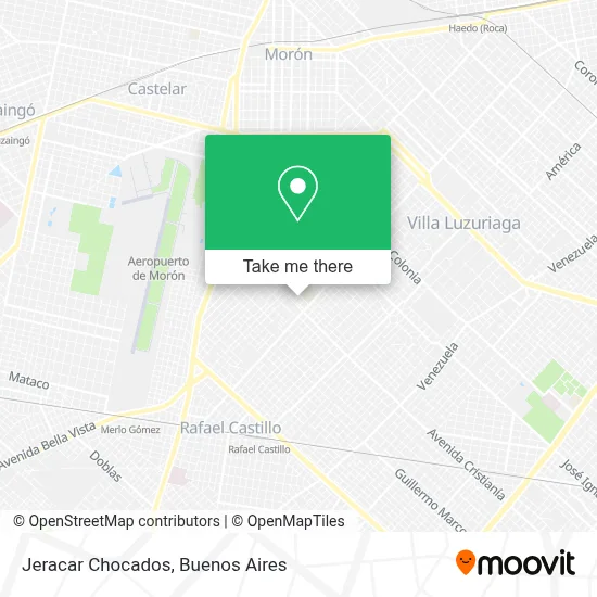 Jeracar Chocados map