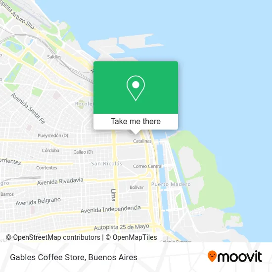 Gables Coffee Store map