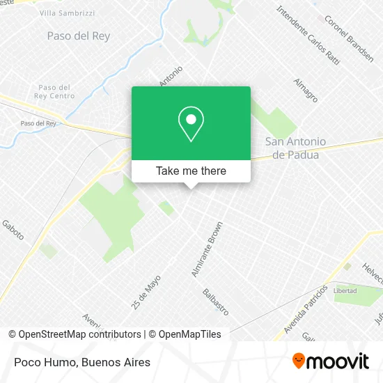 Poco Humo map