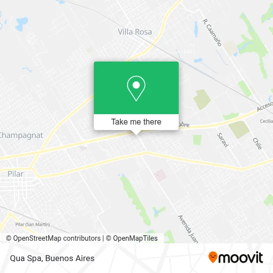 Qua Spa map