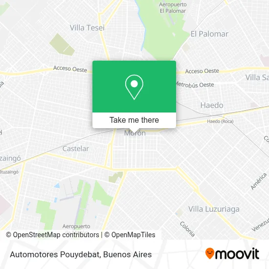 Automotores Pouydebat map