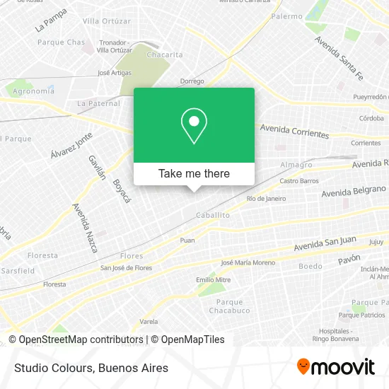 Studio Colours map