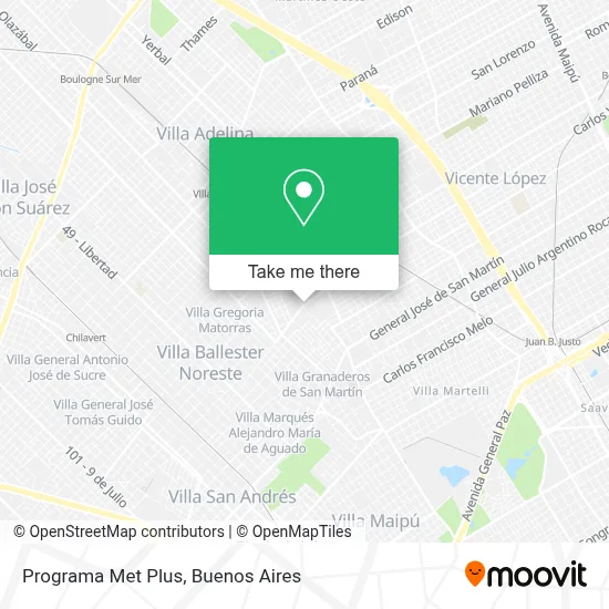 Programa Met Plus map