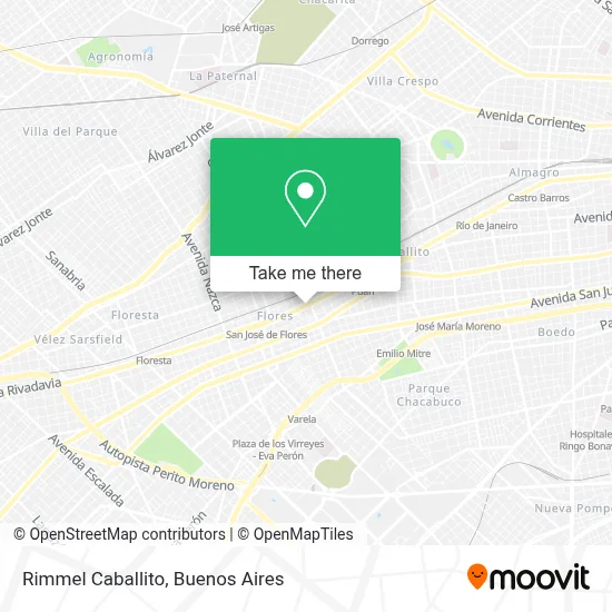 Rimmel Caballito map