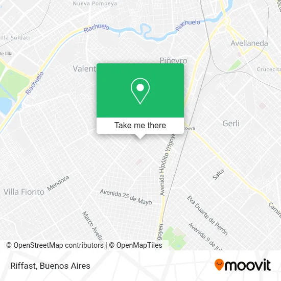 Riffast map