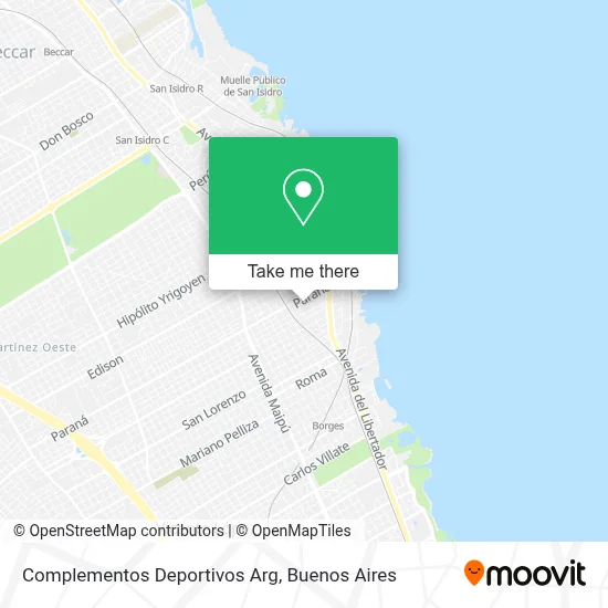 Complementos Deportivos Arg map