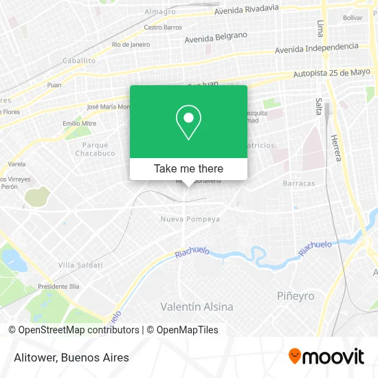 Alitower map