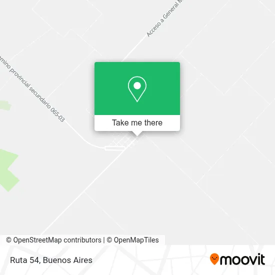 Ruta 54 map