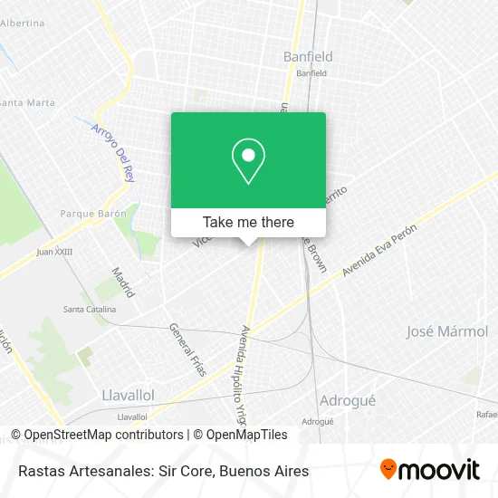Rastas Artesanales: Sir Core map