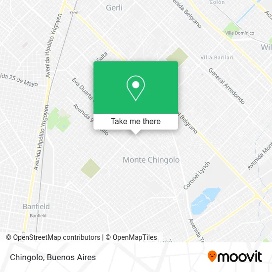 Chingolo map