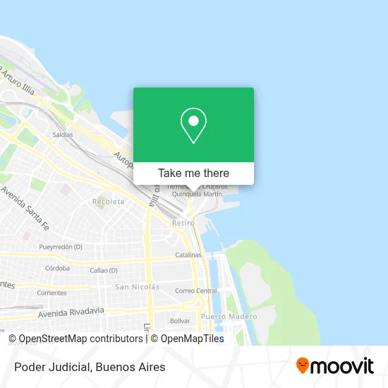 Poder Judicial map