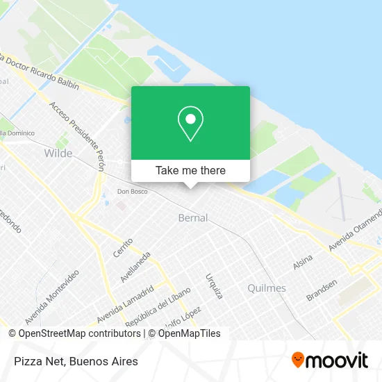 Pizza Net map