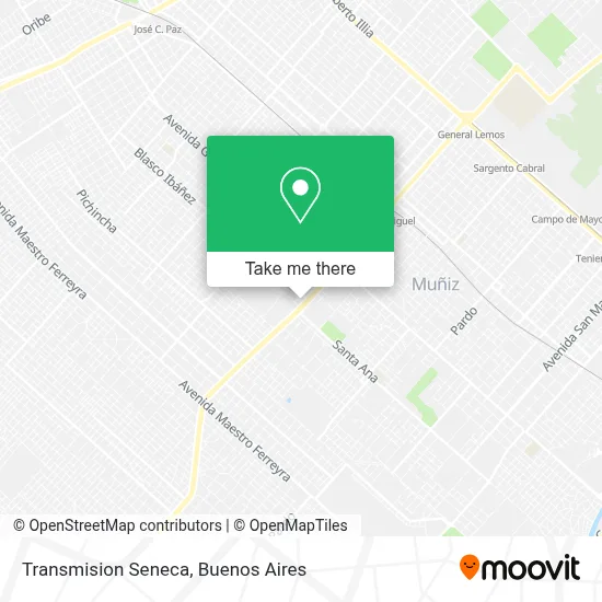 Transmision Seneca map