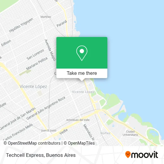 Techcell Express map
