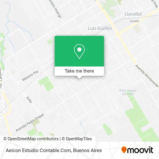 Aeicon Estudio Contable.Com map
