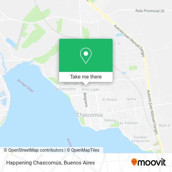 Happening Chascomús map