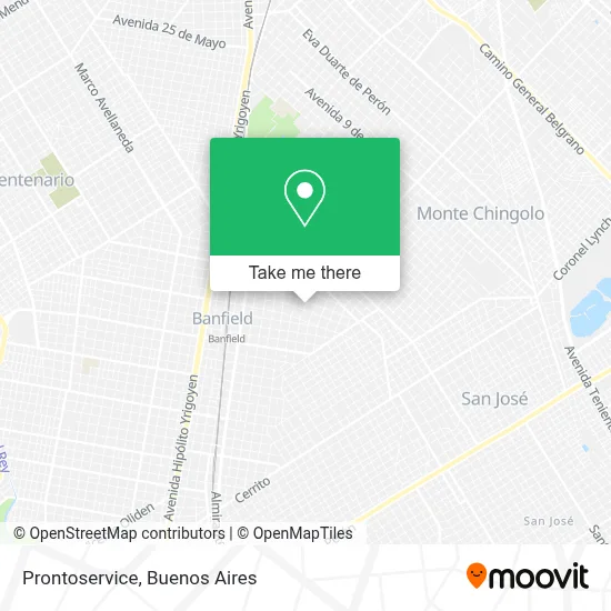 Prontoservice map