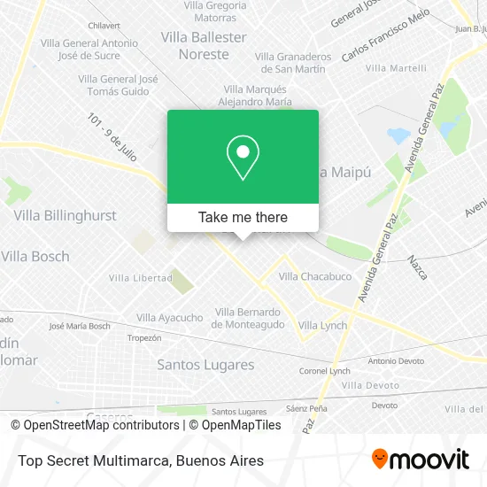 Top Secret Multimarca map