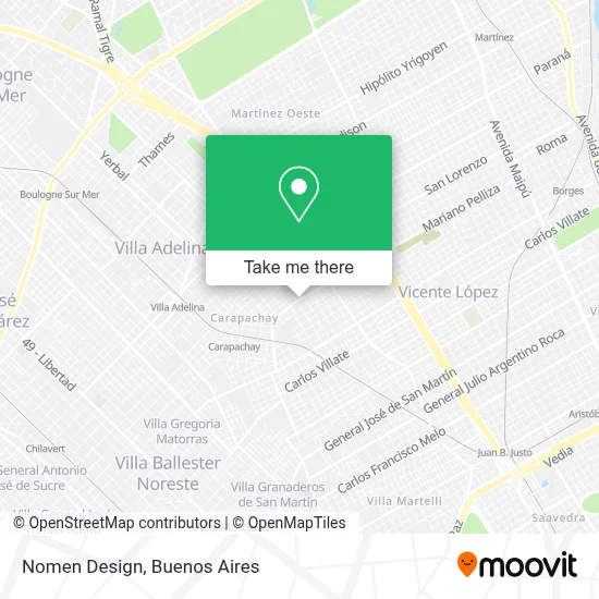 Nomen Design map