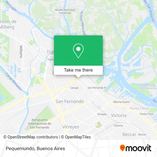 Pequemundo map