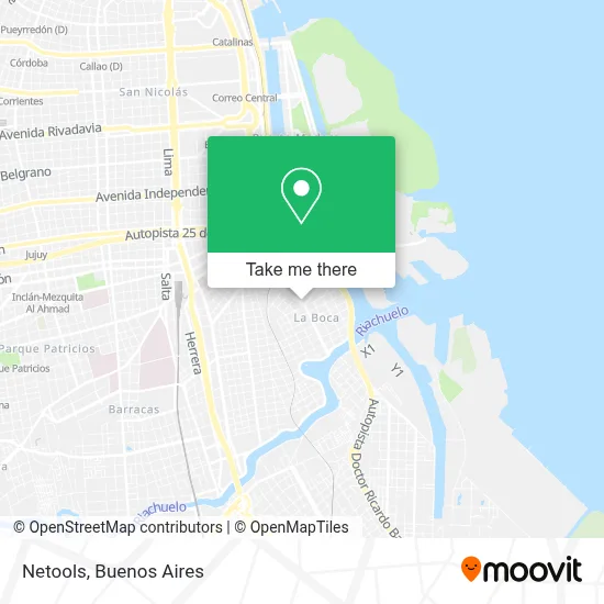 Netools map
