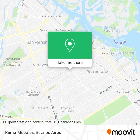 Rama Muebles map