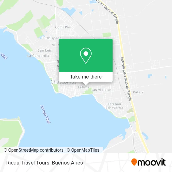 Ricau Travel Tours map