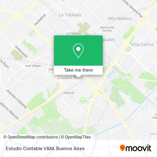 Estudio Contable V&M map