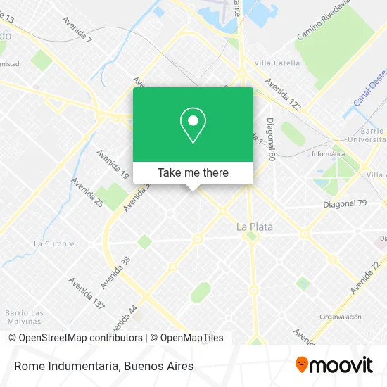 Rome Indumentaria map