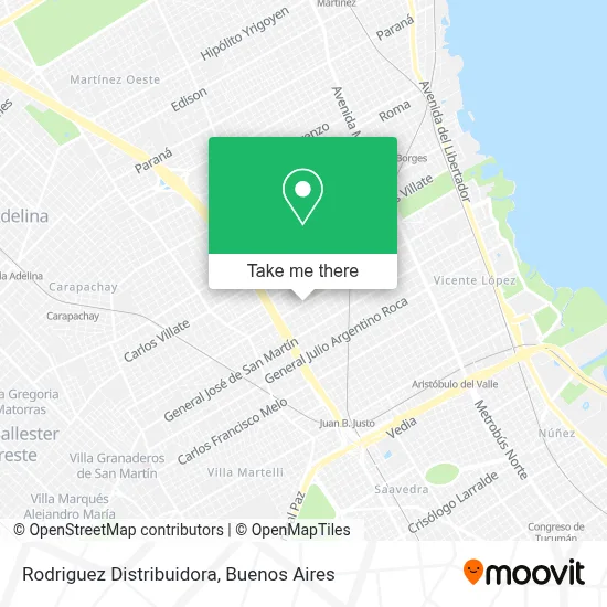 Rodriguez Distribuidora map
