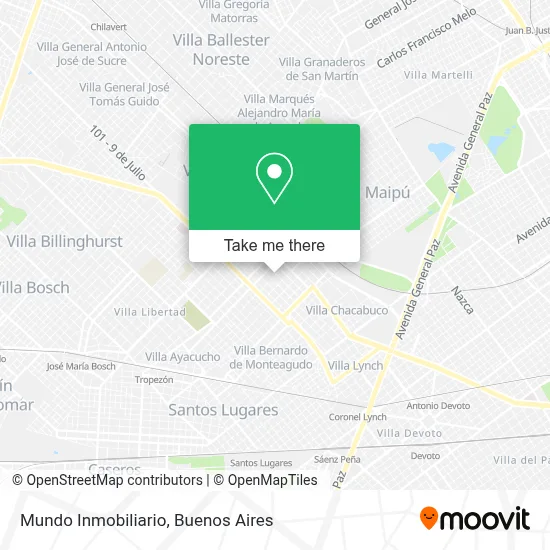 Mundo Inmobiliario map