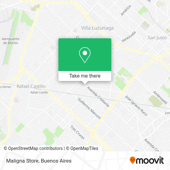 Maligna Store map