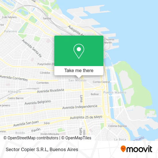 Sector Copier S.R.L map