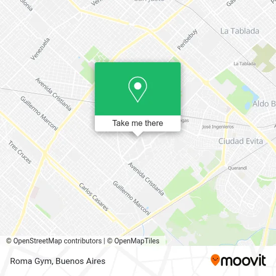 Roma Gym map