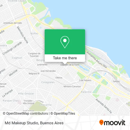 Md  Makeup Studio map