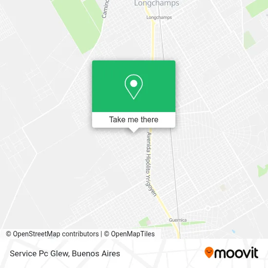 Service Pc Glew map