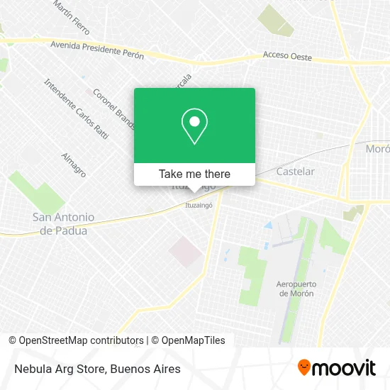 Nebula Arg Store map