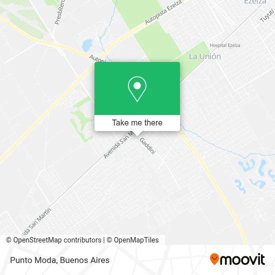 Punto Moda map