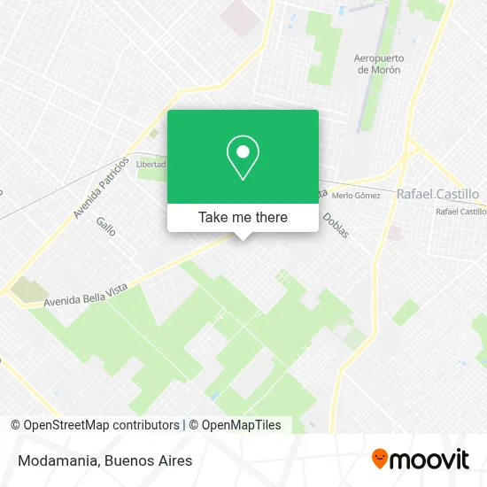 Modamania map